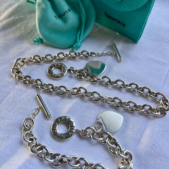 Tiffany & Co. Silver Chain Bracelet and Necklace Set - Picture 2 of 10